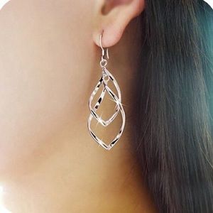 SS Double Dangle Earrings